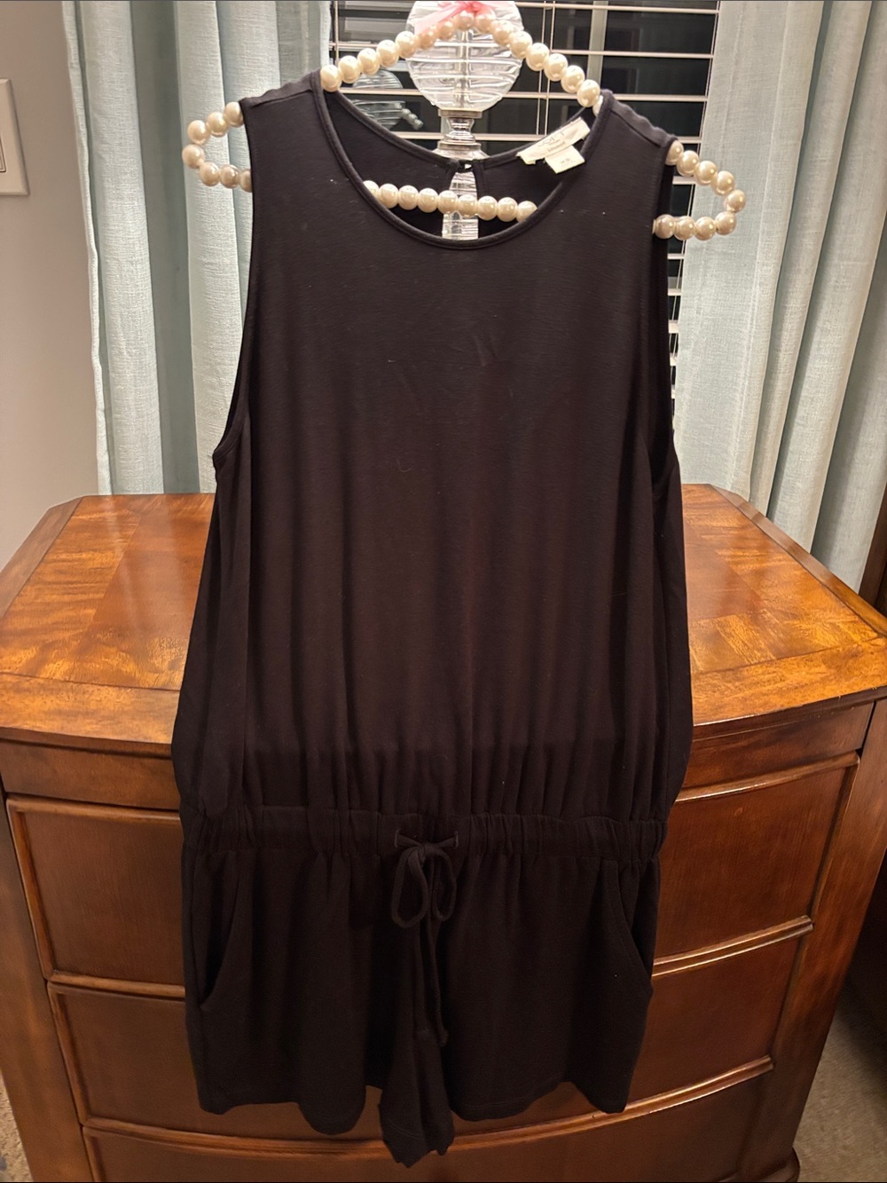 LOFT Black Sleeveless Lounge Romper.  Super Comfortable!  Worn Once.